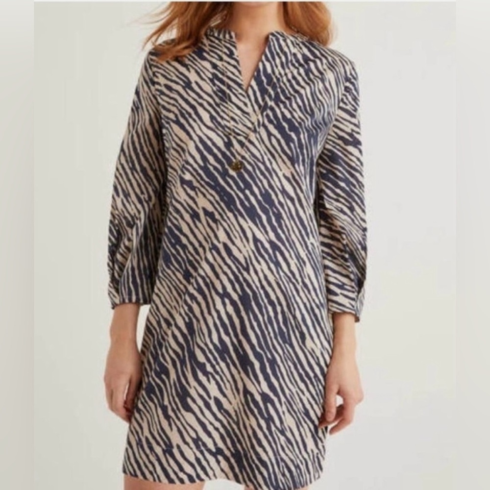 Boden Roberta Zebra Print Tunic